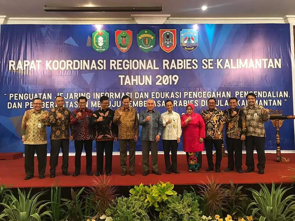 Rakor Regional Rabies se-Kalimantan Tahun 2019