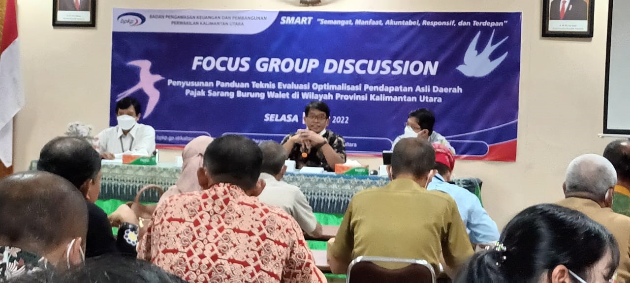 Focus Group Discussion (FGD) Penyusunan Panduan Teknis Evaluasi Optimalisasi Pendapatan Asli Daerah (PAD) Pajak Sarang Burung Walet di Wilayah Provinsi Kalimantan Utara