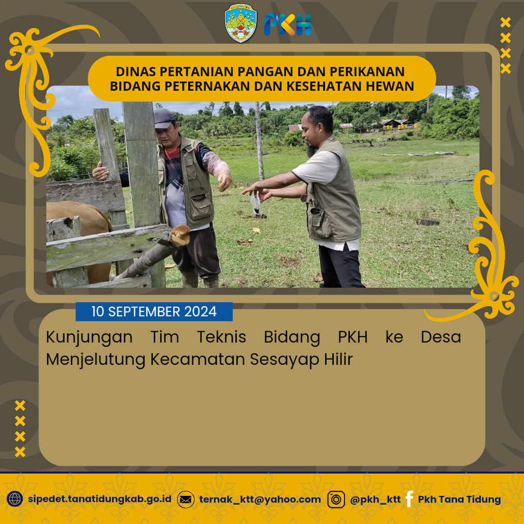 Monev Ke Kelompok Ternak & CPCL Penerima Bantuan Hibah Daerah Bibit Rumput di Desa Menjelutung