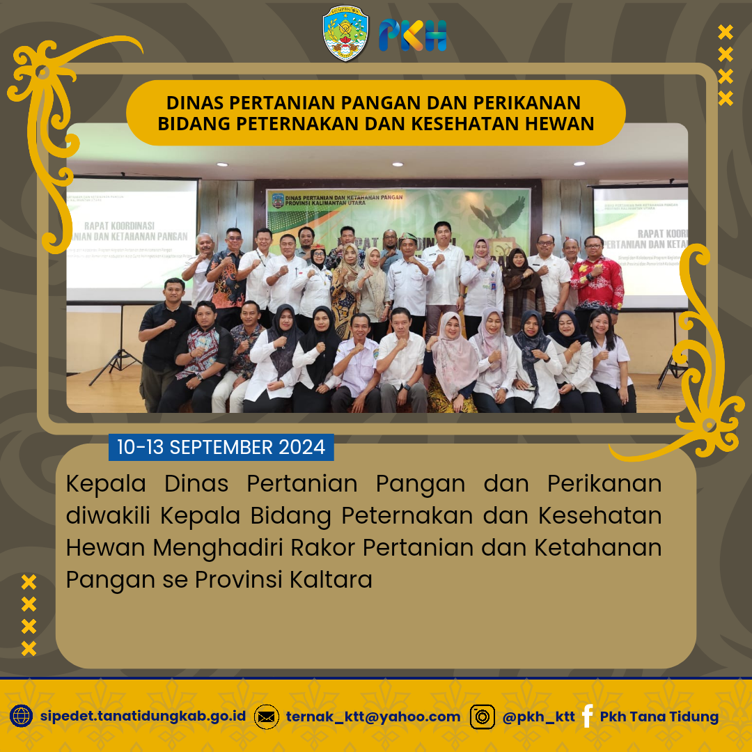 RAKOR PERTANIAN DAN KETAHANAN PROVINSI KALIMANTAN UTARA